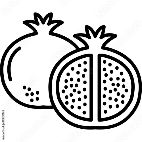 Pomegranate Icon