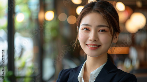 Portrait of a female businessman