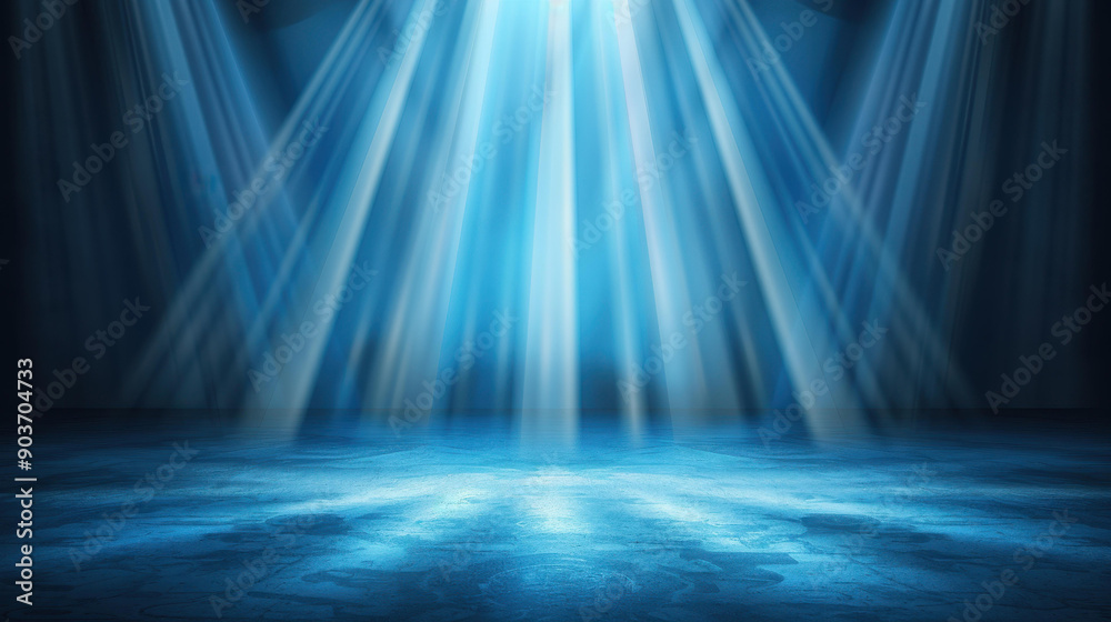 Stunning blue magical light background with a shimmering top layer. Stunning blue magical light background with a shimmering top layer.