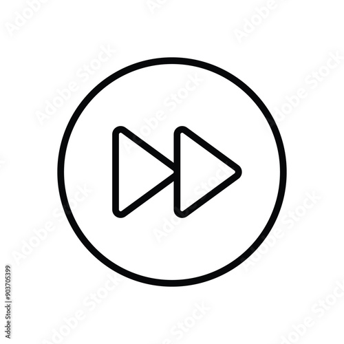 Skip Forward vector icon