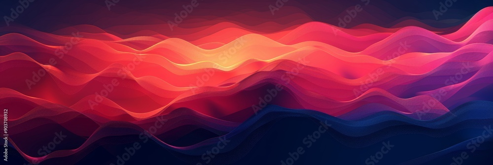 A beautiful painting of a mountain range with a stunning sunset A beautiful painting of a mountain range with a stunning sunset