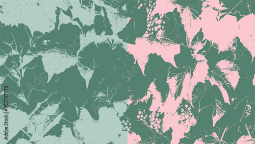 Abstraction of grape leaves. Ivy, wild grapes. grapes background.