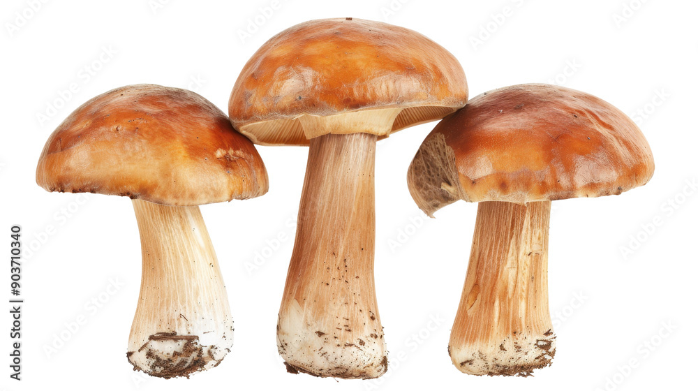 Mushroom on transparent background 