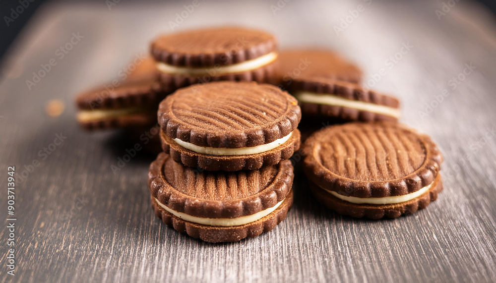 Tasty cookies with creamy filling. Delicious sweet food. Tasty cookies with creamy filling. Delicious sweet food.