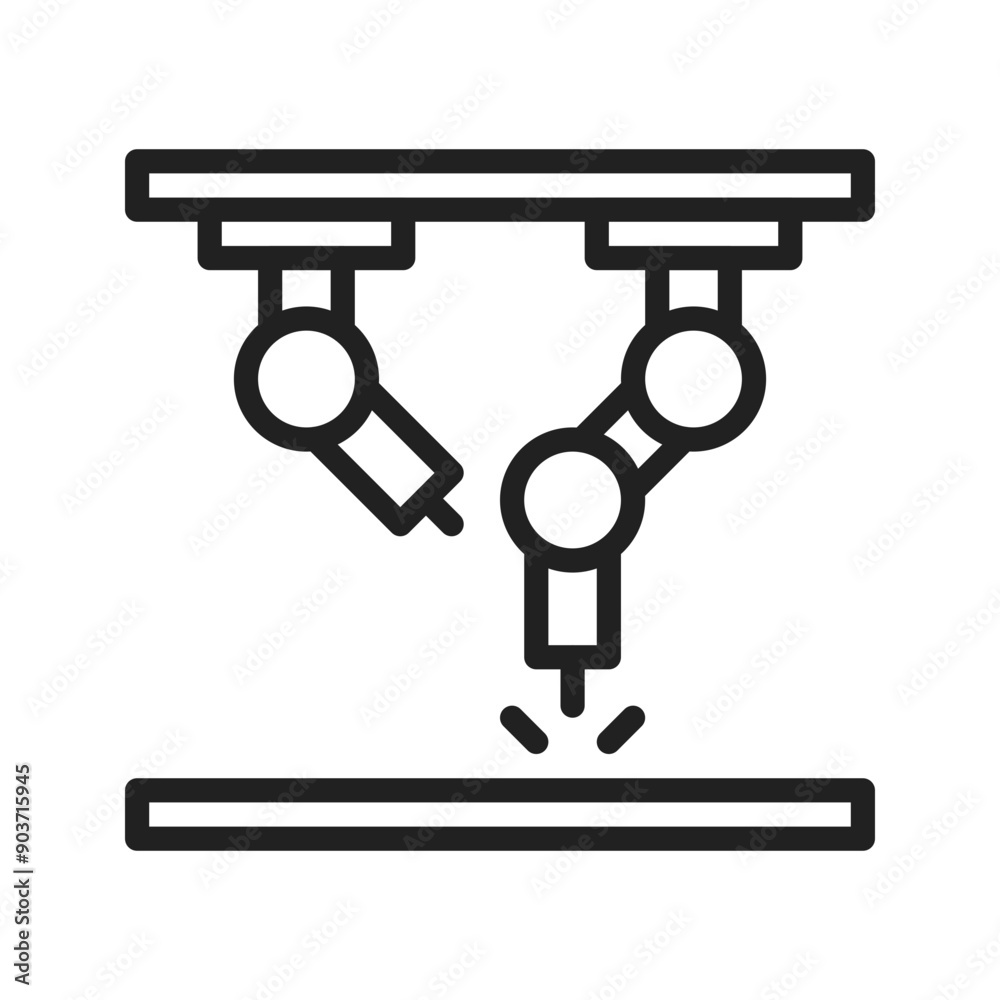 Industrial Robot II Icon Industrial Robot II Icon