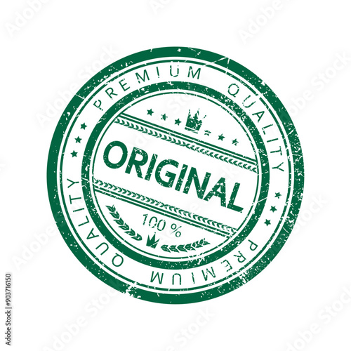 Grunge stamp. Original. Symbol in retro style. Vector illustration.