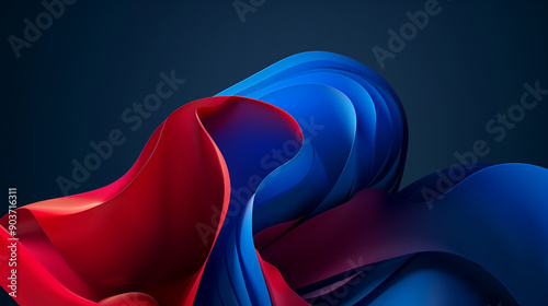 abstract background with wave generate by AI