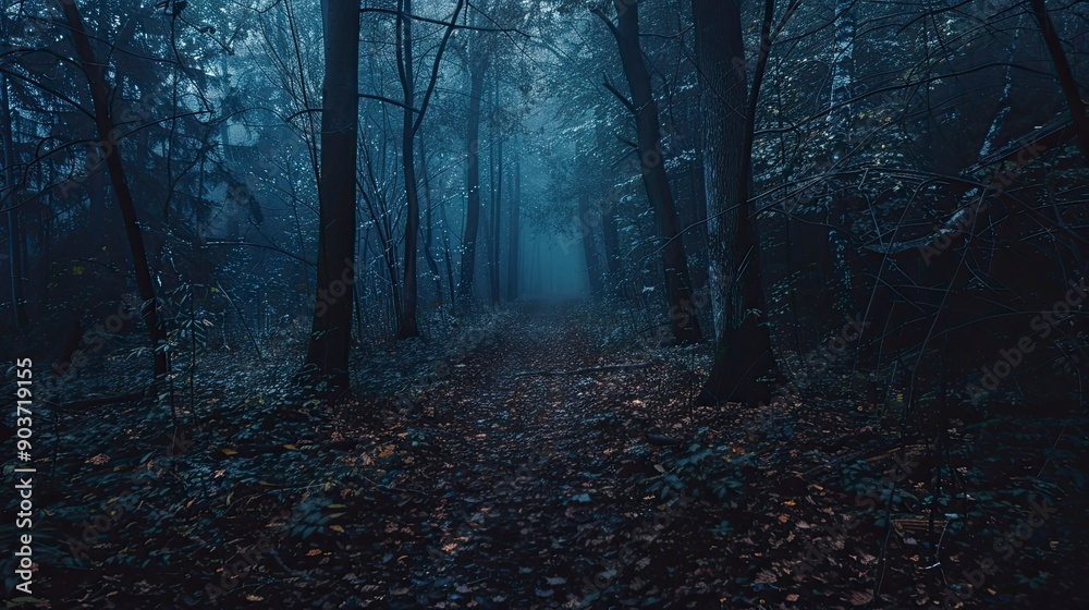 Fototapeta premium Fading light into darkness.