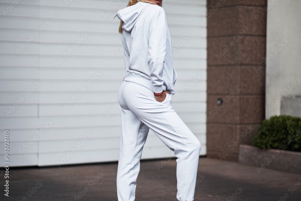 Casual sporty style with young woman Casual sporty style with young woman