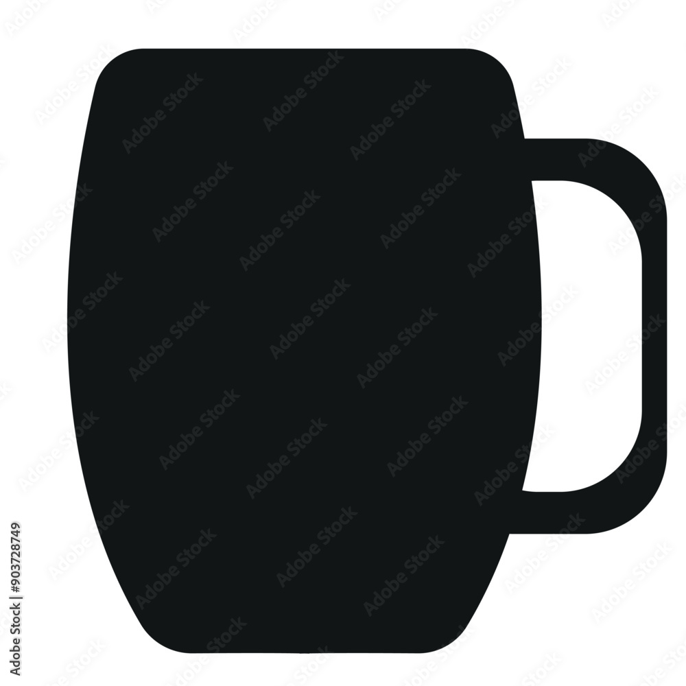 Obraz premium icon in the shape of a round beer glass filled with a black background, for the Oktoberfest holiday
