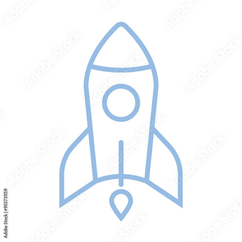 Space Shuttle Launchpad Icon Design
