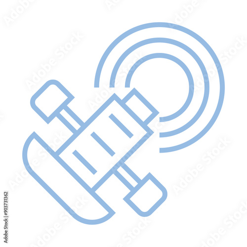 Space Docking Icon Design