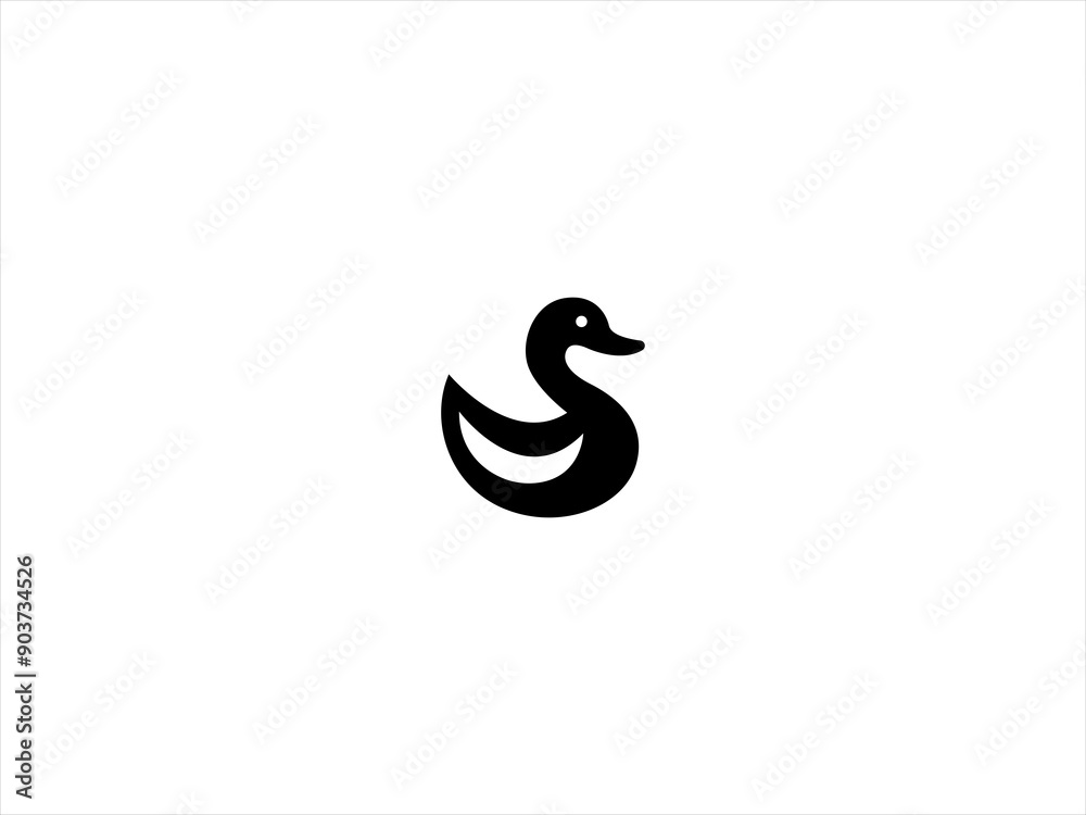 The logo features a stylized duck head in profile, with smooth, flowing lines that capture the duck's distinct beak and eye. The logo features a stylized duck head in profile, with smooth, flowing lines that capture the duck's distinct beak and eye.
