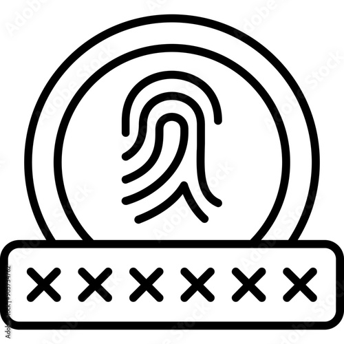 Biometric Recognition Icon