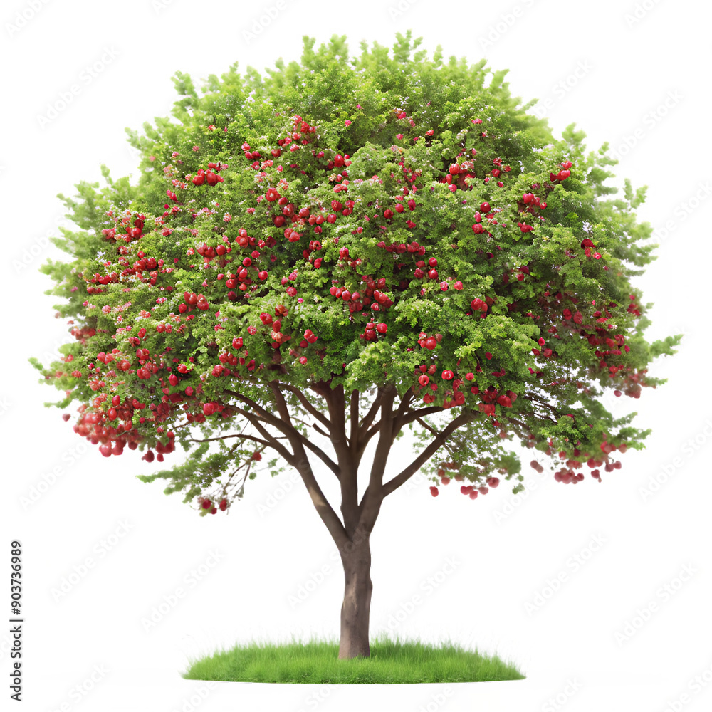 Elegant Cherry Tree with Blossoming Pink Flowers on Transparent Background - PNG Clipart Elegant Cherry Tree with Blossoming Pink Flowers on Transparent Background - PNG Clipart
