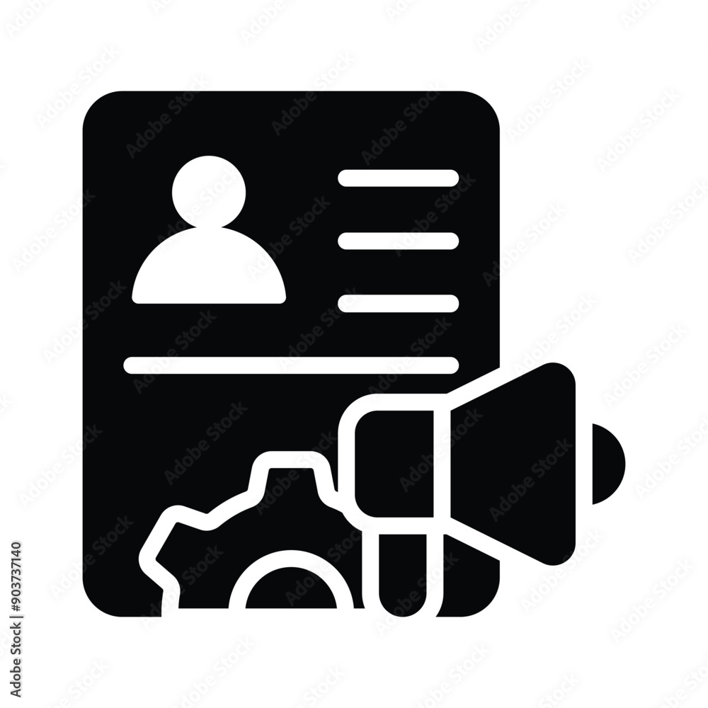 Enhance recruitment strategies and amplify your team with our hr marketing icon Enhance recruitment strategies and amplify your team with our hr marketing icon