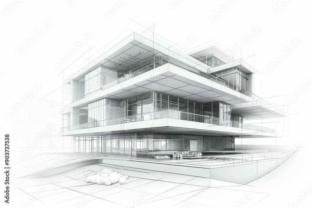 Architectural Rendering 3D: A Futuristic Exploration of Building Design and Construction Techniques. Architectural Rendering 3D: A Futuristic Exploration of Building Design and Construction Techniques.