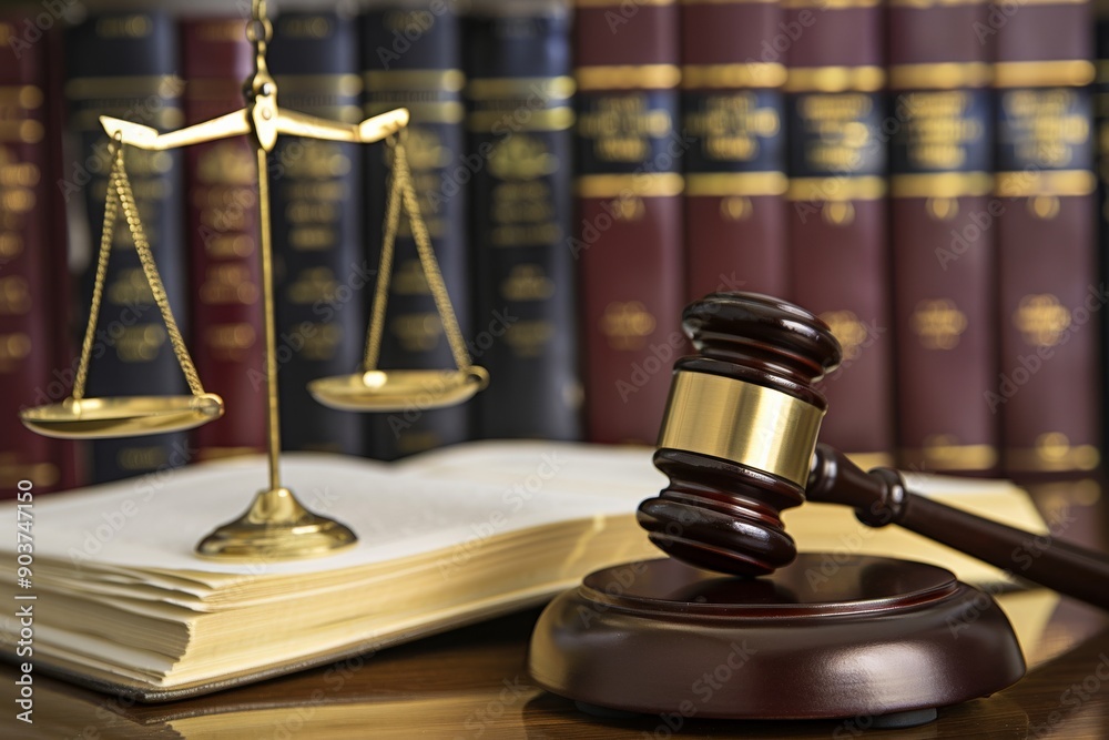 Justice and Law, symbolized by the Gavel and Scales, ensure fair protections under the Constitution, providing individuals equitable treatment through adequate legal representation Justice and Law, symbolized by the Gavel and Scales, ensure fair protections under the Constitution, providing individuals equitable treatment through adequate legal representation