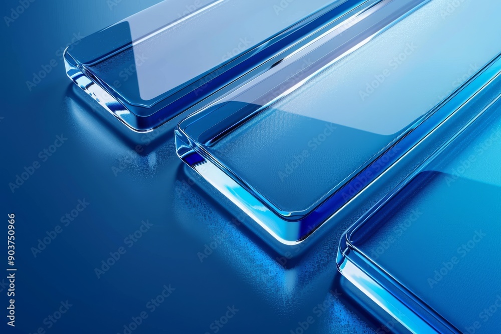 Morphing Blue Glass