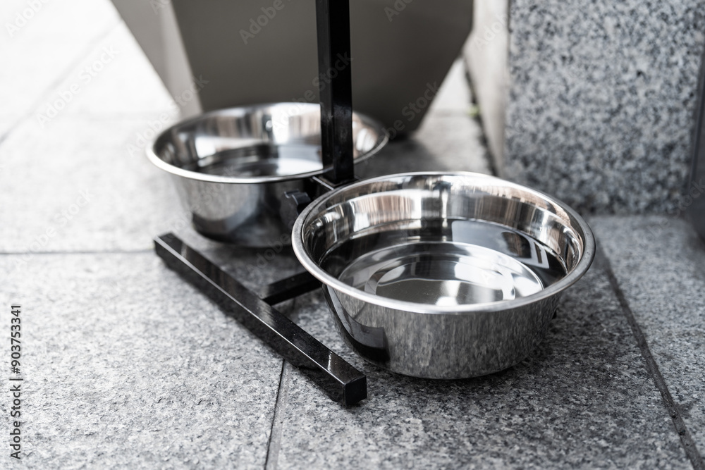 drinking water for dogs - public water bowls - stands - hot days