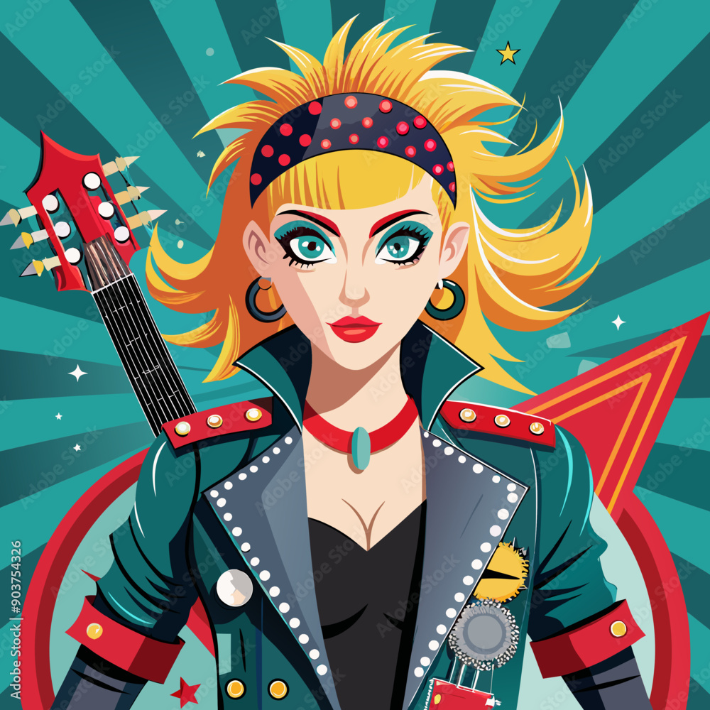 rock lady punk rock'n'roll rock lady punk rock'n'roll