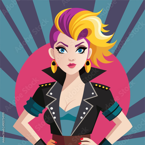 rock lady punk  rock'n'roll