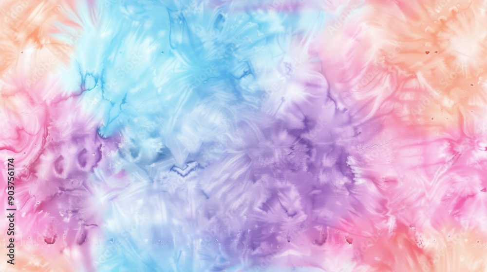 a seamless tie-dye pattern rendered in watercolor style a seamless tie-dye pattern rendered in watercolor style