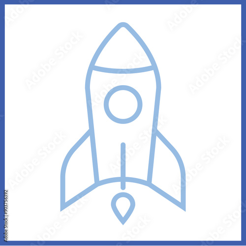 Space Shuttle Launchpad Icon Design