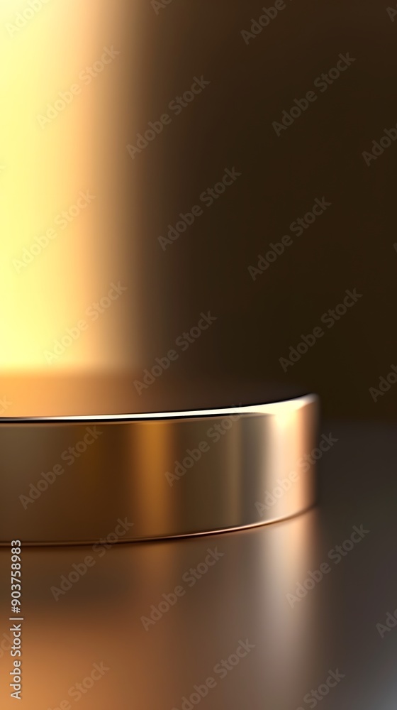 empty room with a table with close up product display podium empty room with a table with close up product display podium