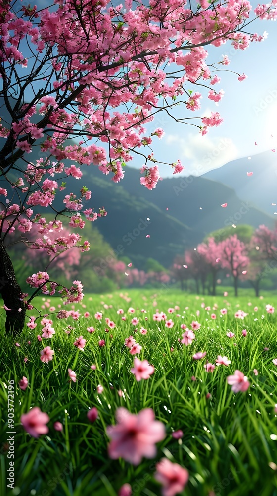 Fototapeta premium Spring background