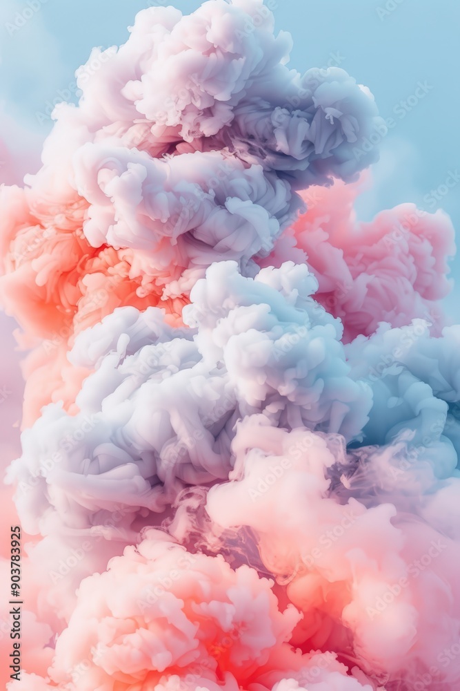 Pastel smoke background Pastel smoke background