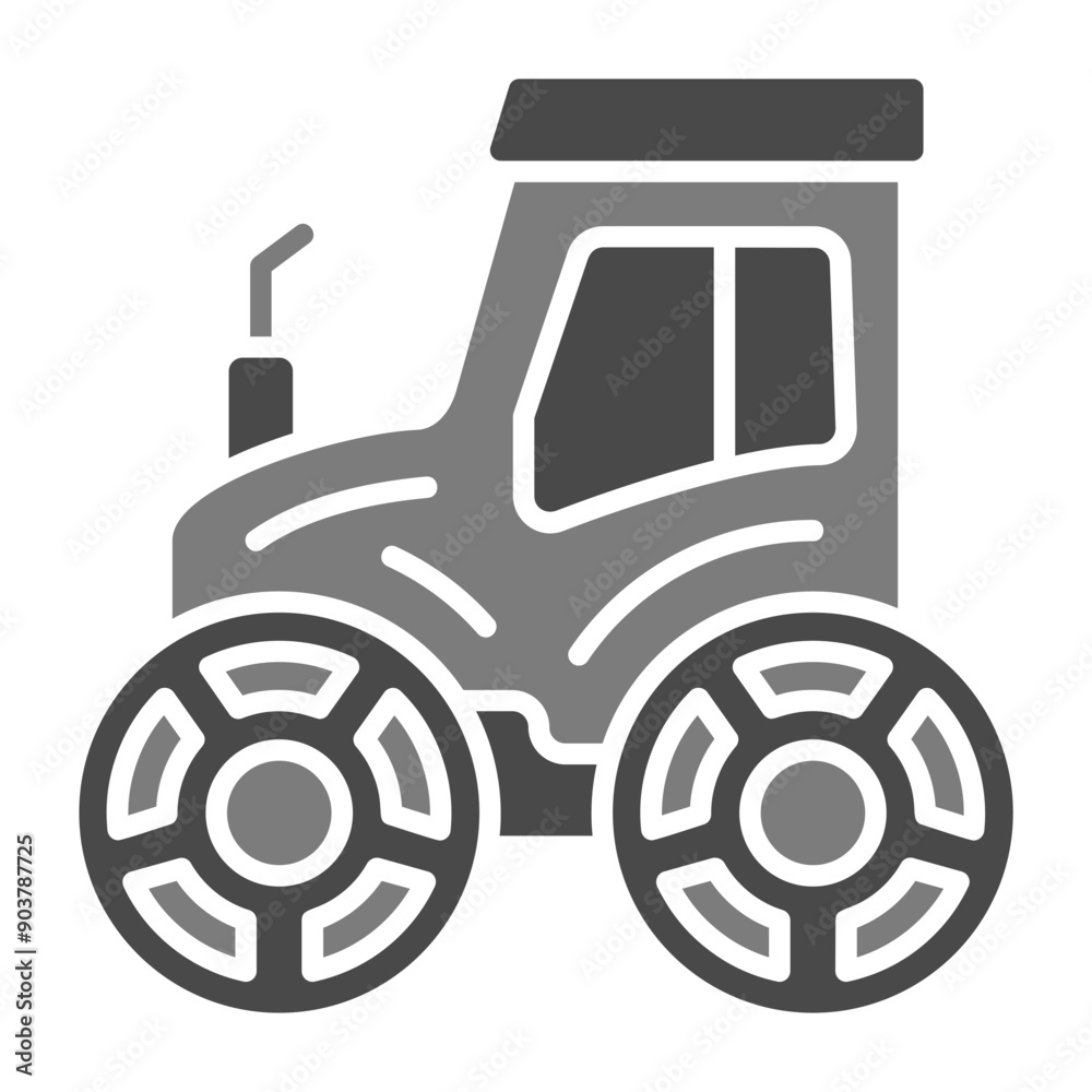 Fototapeta premium Tractor Icon