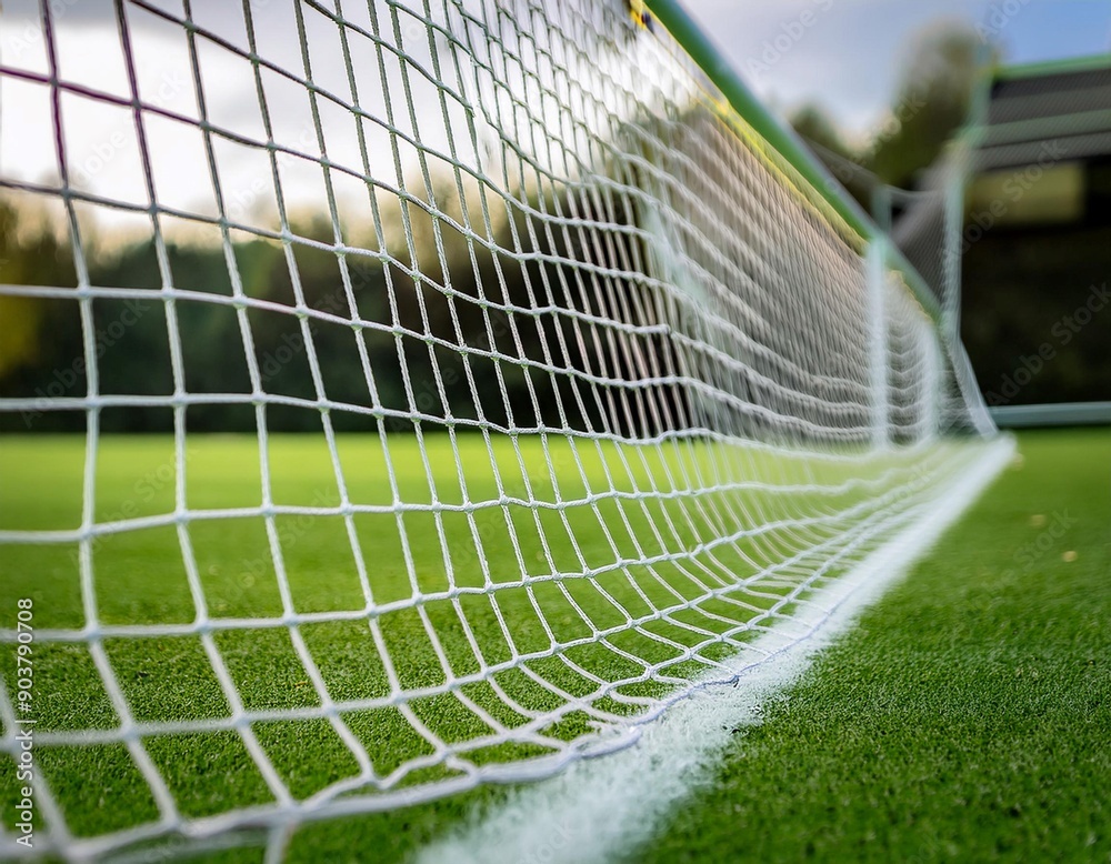 Net on a sports field, emphasizing sports equipment, gameplay, and athletic activities. Net on a sports field, emphasizing sports equipment, gameplay, and athletic activities.
