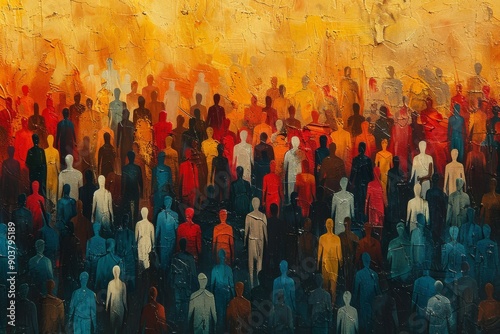 Illustration celebrating diversity and unity.