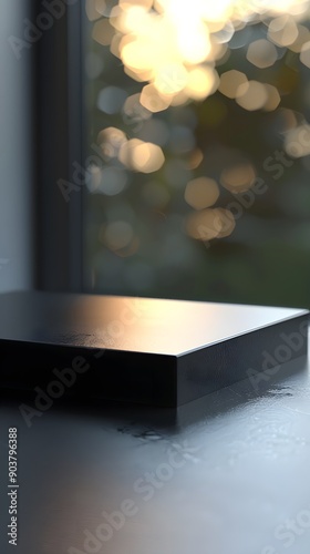 close up of a plate for product display podium