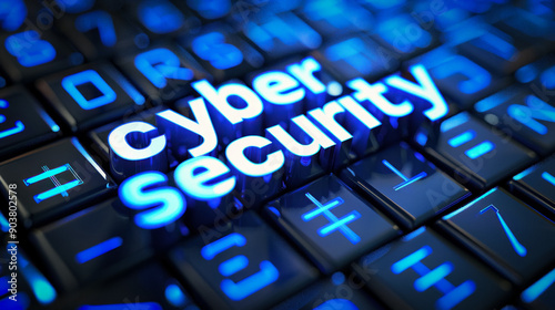 Cyber security word cloud