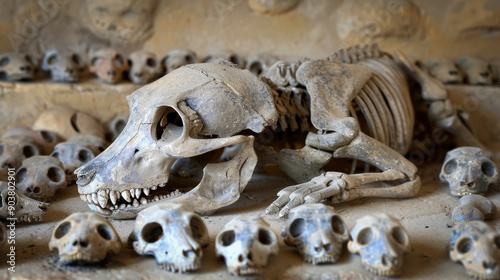 Dog skull