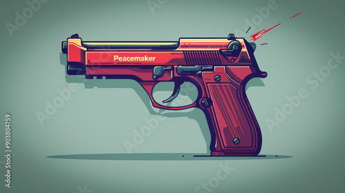 Peacemaker text illustration