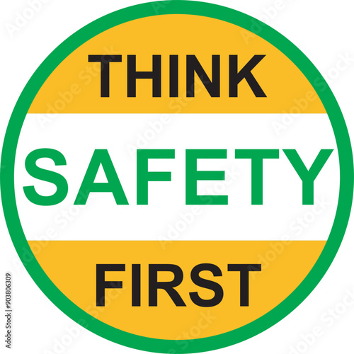 think safety first vector