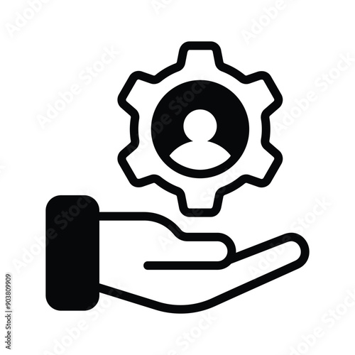 Enhance employee retention with our strategic vector icon