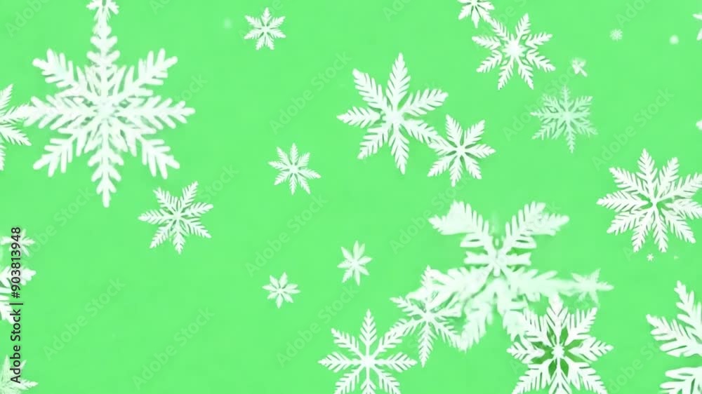 Snow falling down slowly 4K animation on Green screen. Christmas falling snow. Snowfall in holidays on chroma key background. Winter season animation Snow falling down slowly 4K animation on Green screen. Christmas falling snow. Snowfall in holidays on chroma key background. Winter season animation