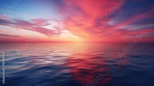 sky navy red gradient
