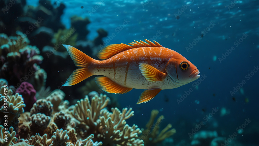 fish and coral reefs in the beautiful sea fish and coral reefs in the beautiful sea