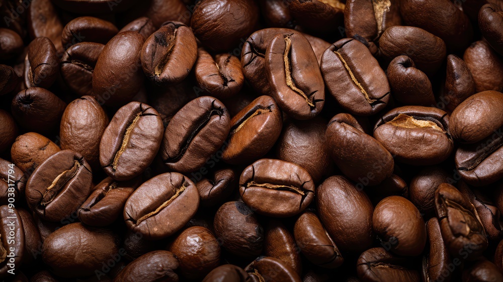 Fototapeta premium beans coffee pile