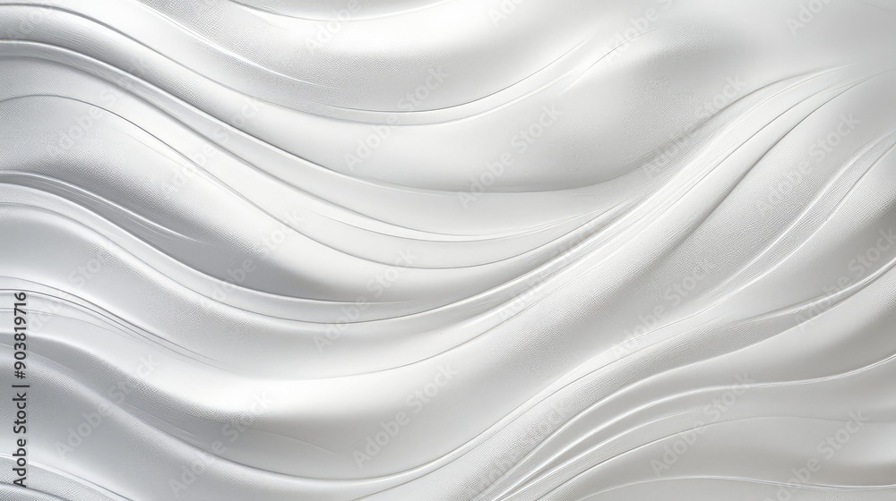 Obraz premium sheen white metal texture