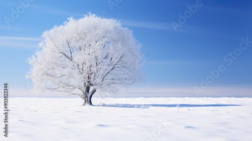 winter snow landscape trees © PikePicture