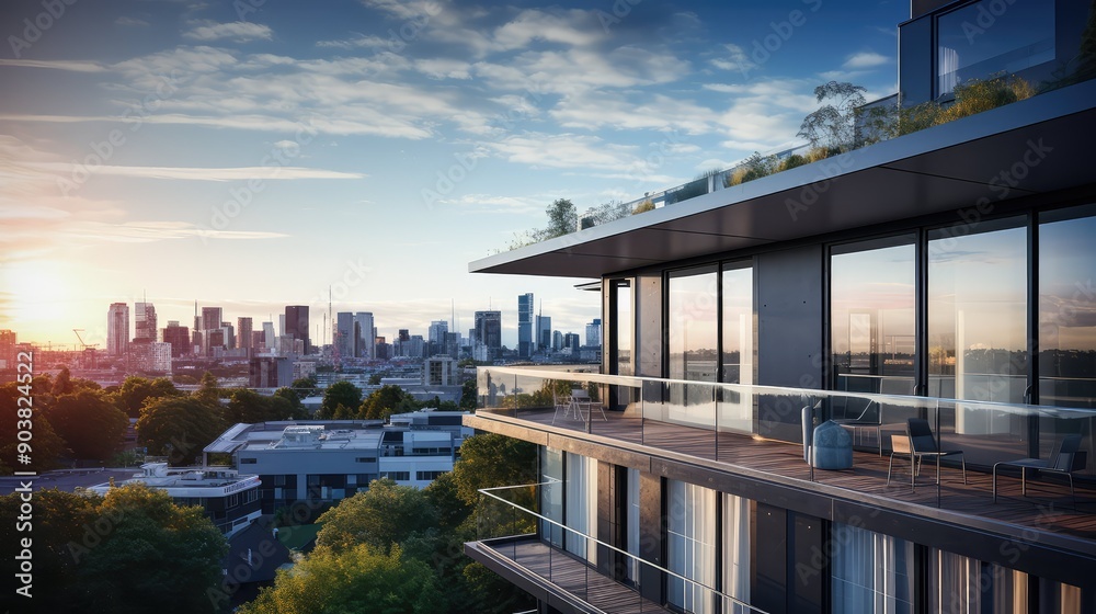 Fototapeta premium modern buy a house