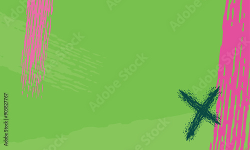 brat love lime green magenta pink grunge pop girl vector abstract background with single grunge kiss