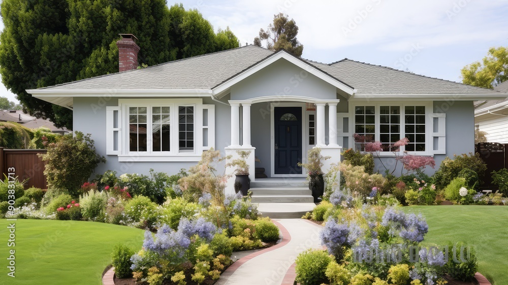 Fototapeta premium curb remodeling house