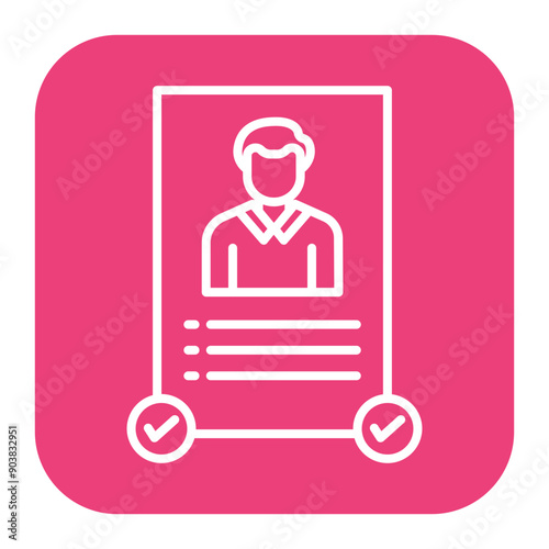 Job Candidate Male Icon
